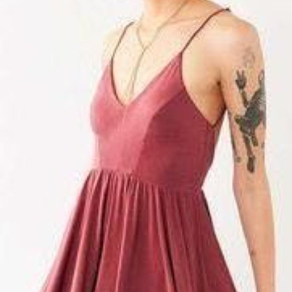 Urban Outfitters Silence + Noise Red Romper Small - Picture 5 of 11